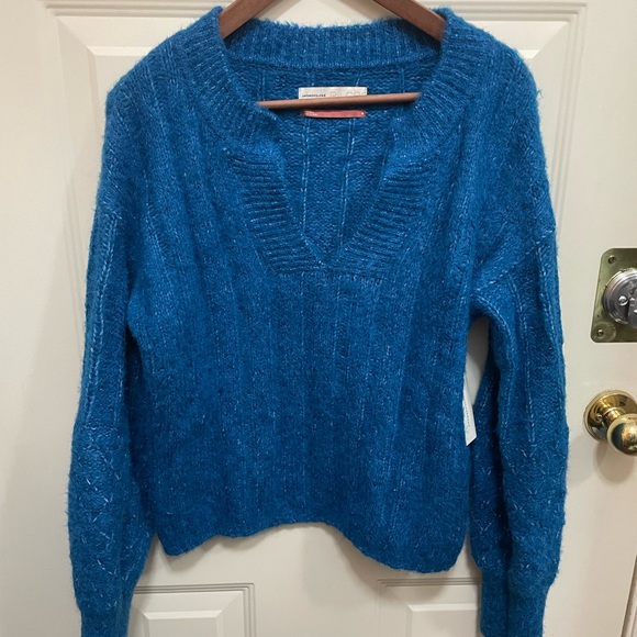 Blue Anthropologie sweater - Picture 1 of 4
